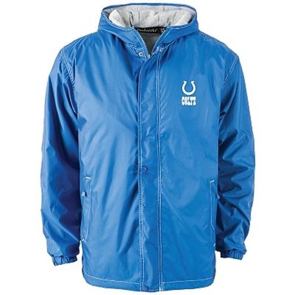 "Indianapolis Colts Stadium Full-Zip Jacket -Men's Dunbrooke Royal, Size Medium" - Picture 3 of 3